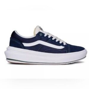 NewVans Old Skool Overt CC Pop Color Dress Blues Sneakers Platform Size 12